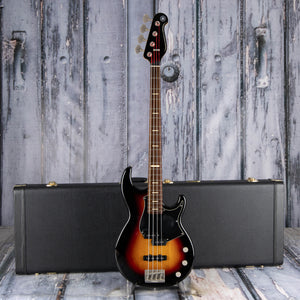 Used Yamaha BBP34 Electric Bass Guitar, Vintage Sunburst, case