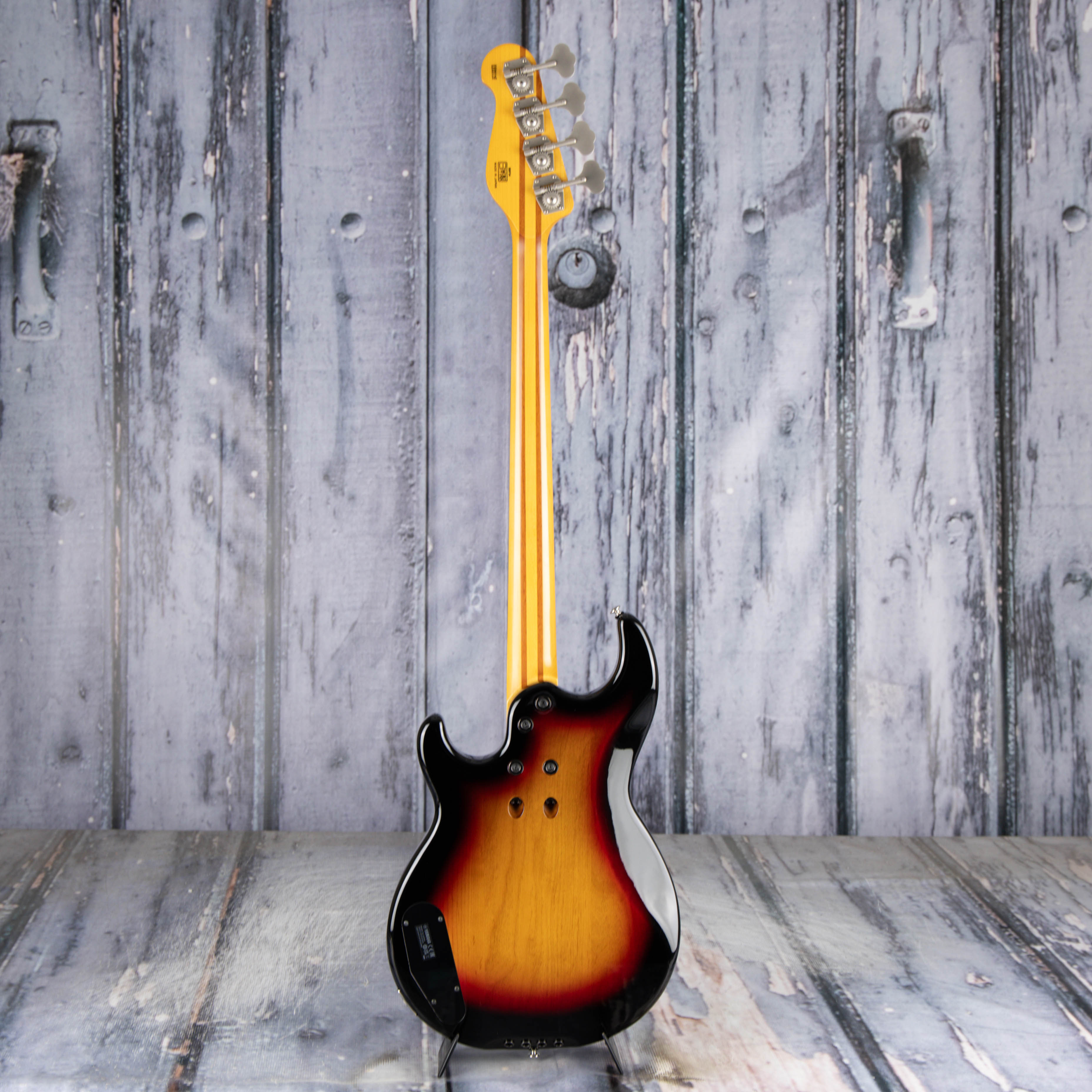 Used Yamaha BBP34 Electric Bass Guitar, Vintage Sunburst, back