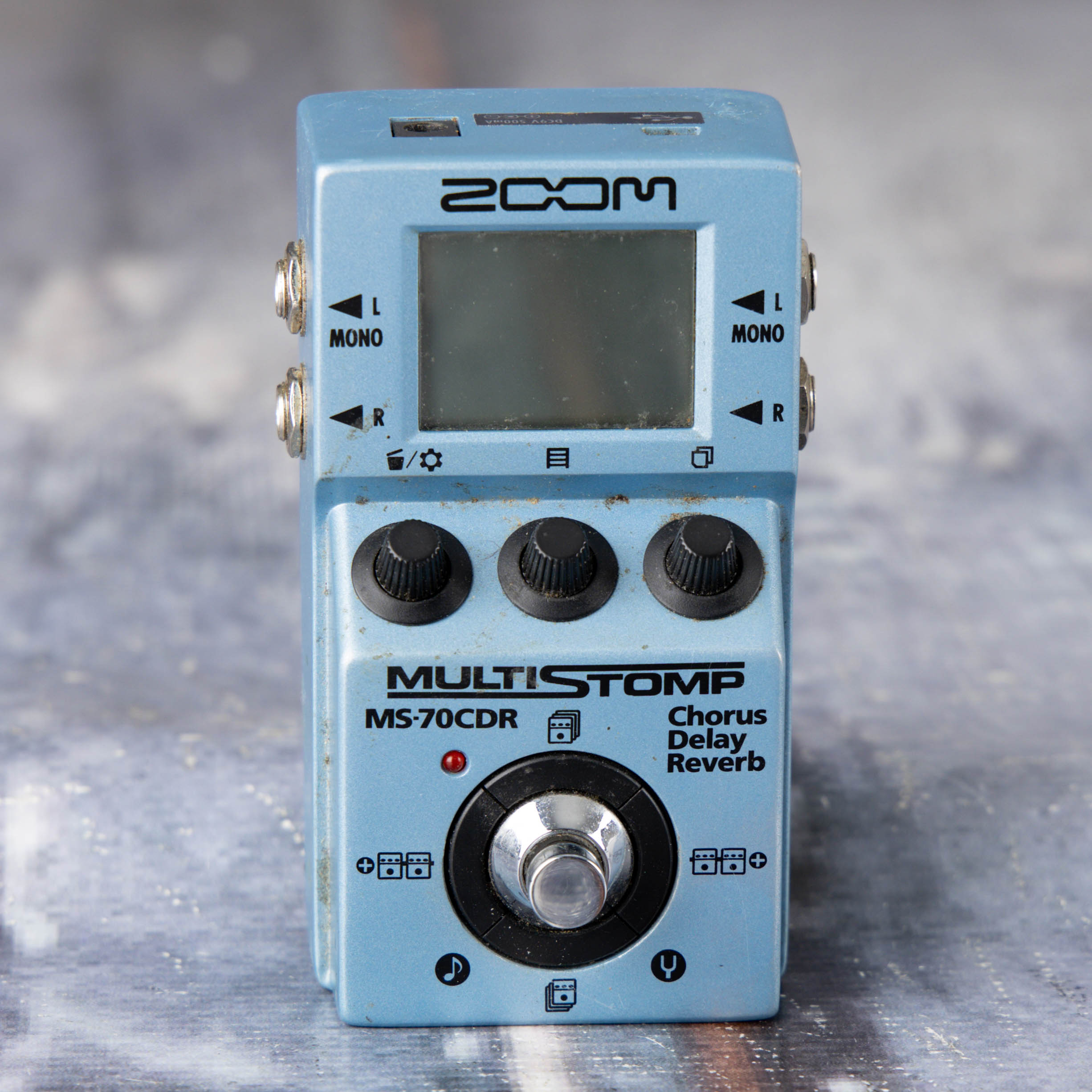 Used Zoom MS-70CDR MultiStomp Effects Pedal, front