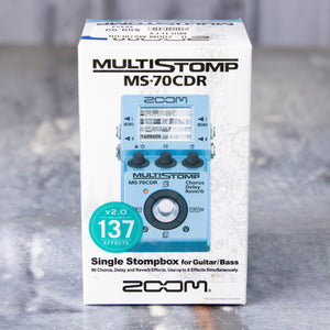 Used Zoom MS-70CDR MultiStomp Effects Pedal, box