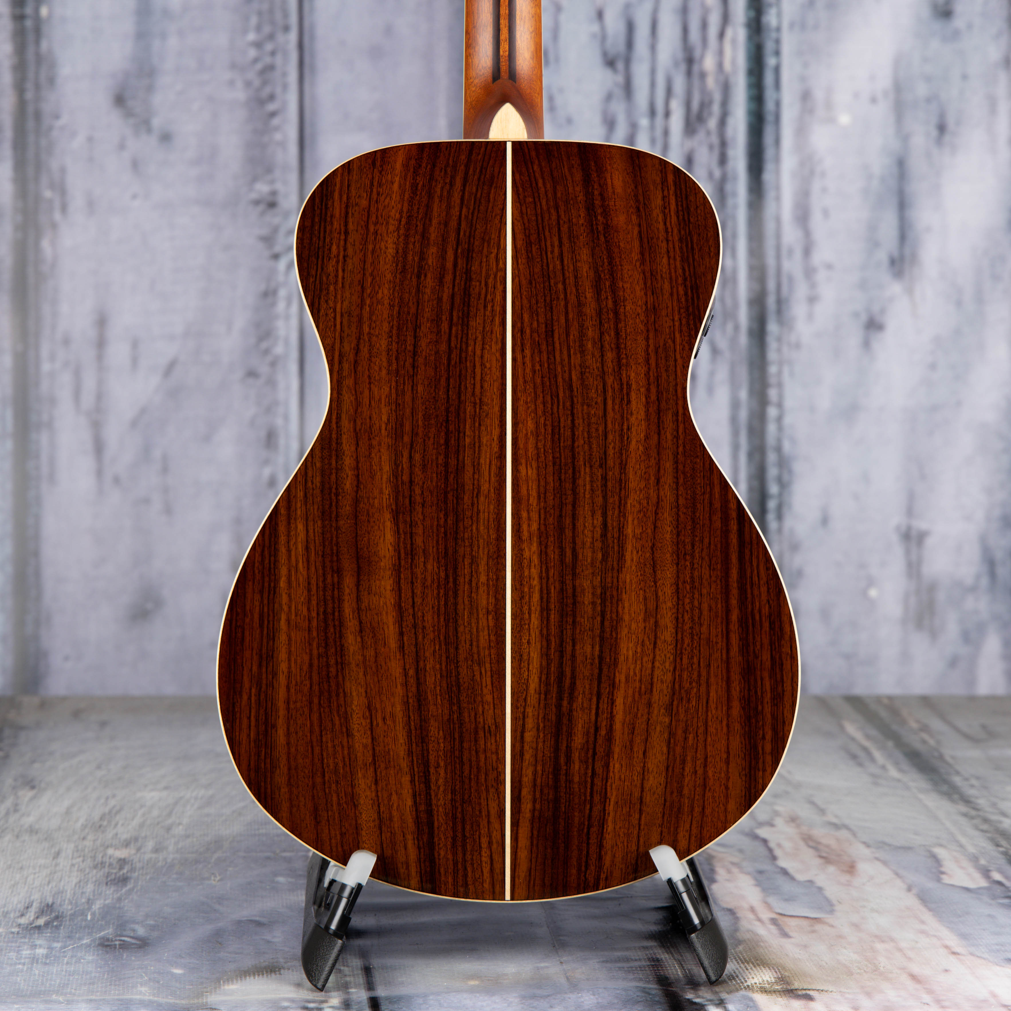 Yamaha LS-TA TransAcoustic Acoustic/Electric Guitar, Vintage Tint, back closeup