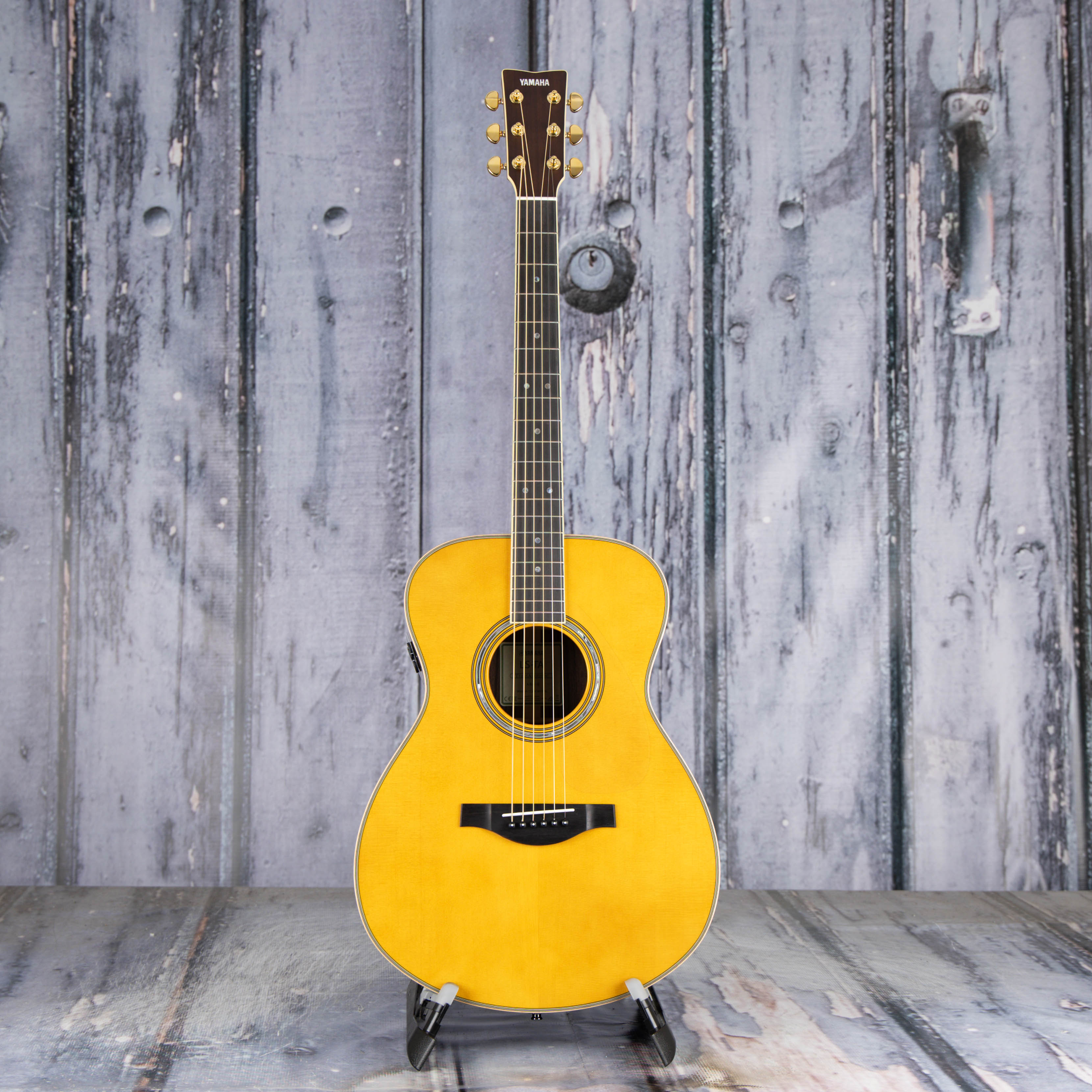 Yamaha LS-TA TransAcoustic Acoustic/Electric Guitar, Vintage Tint, front