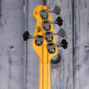 Yamaha Premium BBP35 5-String Electric Bass Guitar, Vintage Sunburst, back headstock