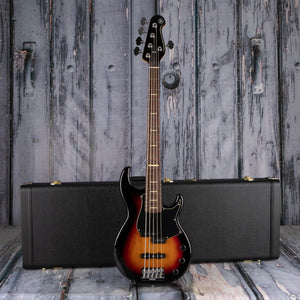 Yamaha Premium BBP35 5-String Electric Bass Guitar, Vintage Sunburst, case