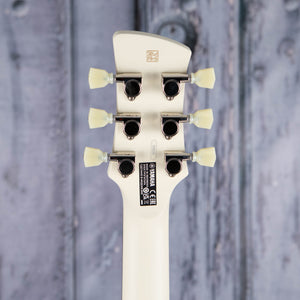 Yamaha Revstar Element RSE20 Electric Guitar, Vintage White, back headstock