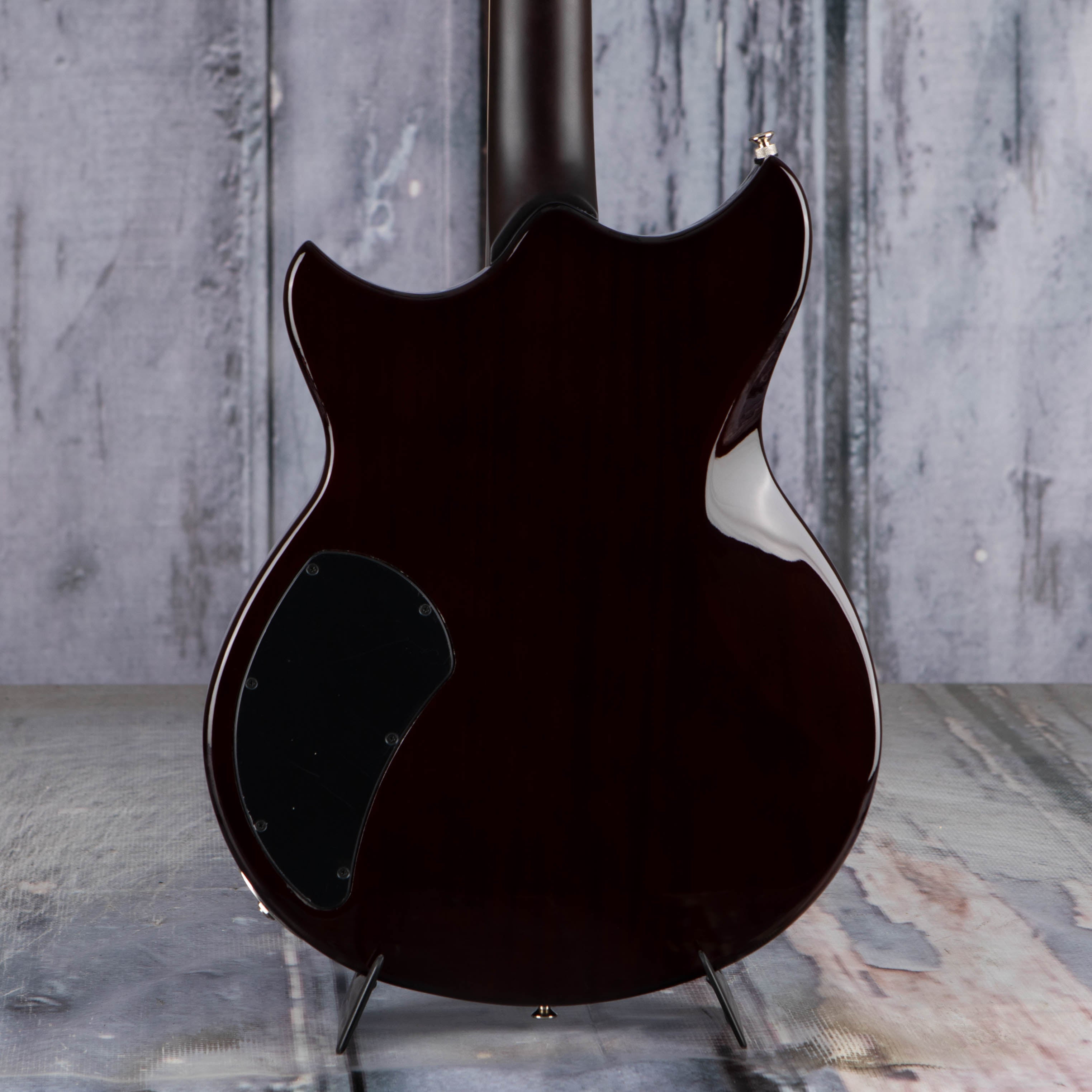 Yamaha Revstar Standard RSS20 Electric Guitar, Black, back closeup