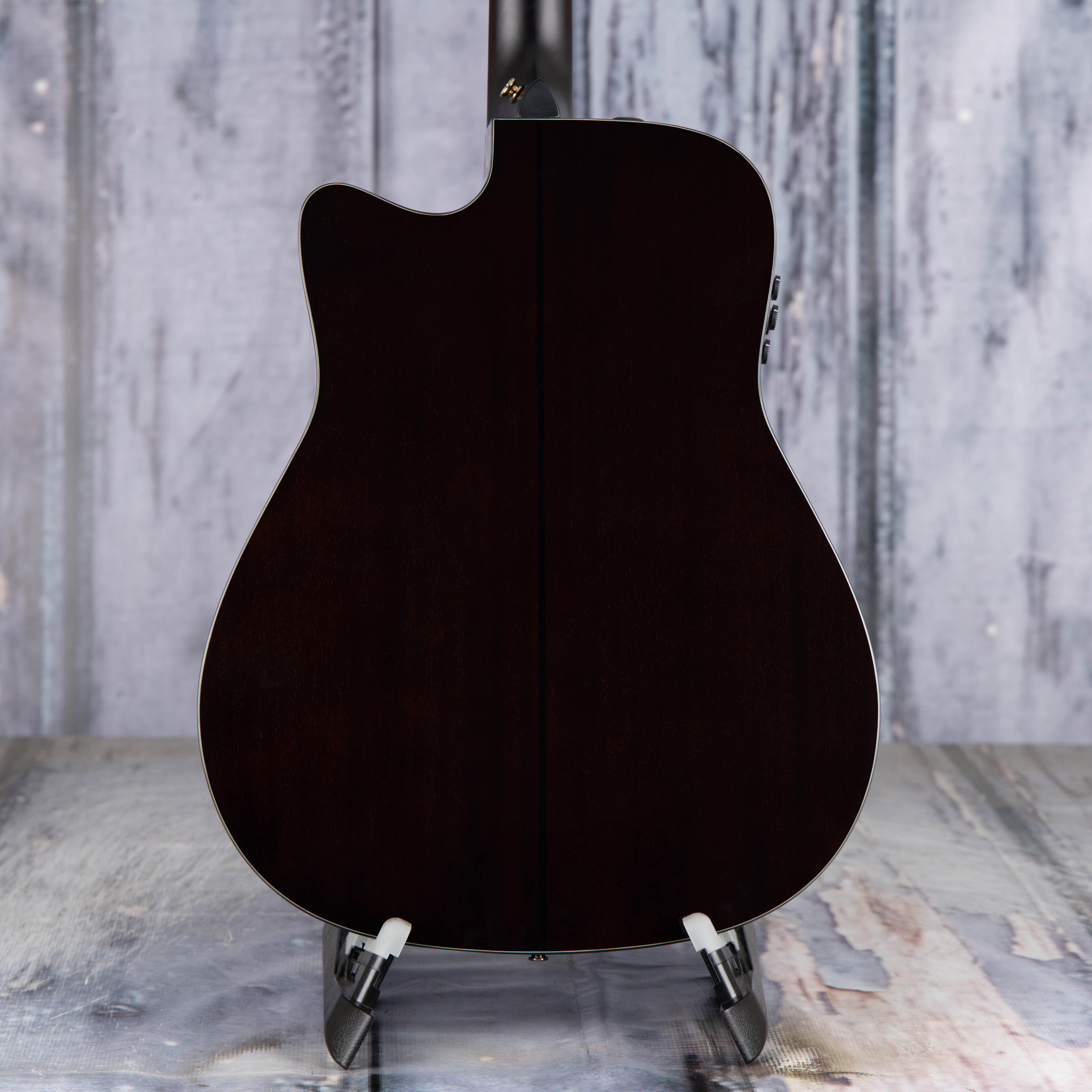 Yamaha TAG3 C TransAcoustic Acoustic/Electric Guitar, Sand Burst, back closeup