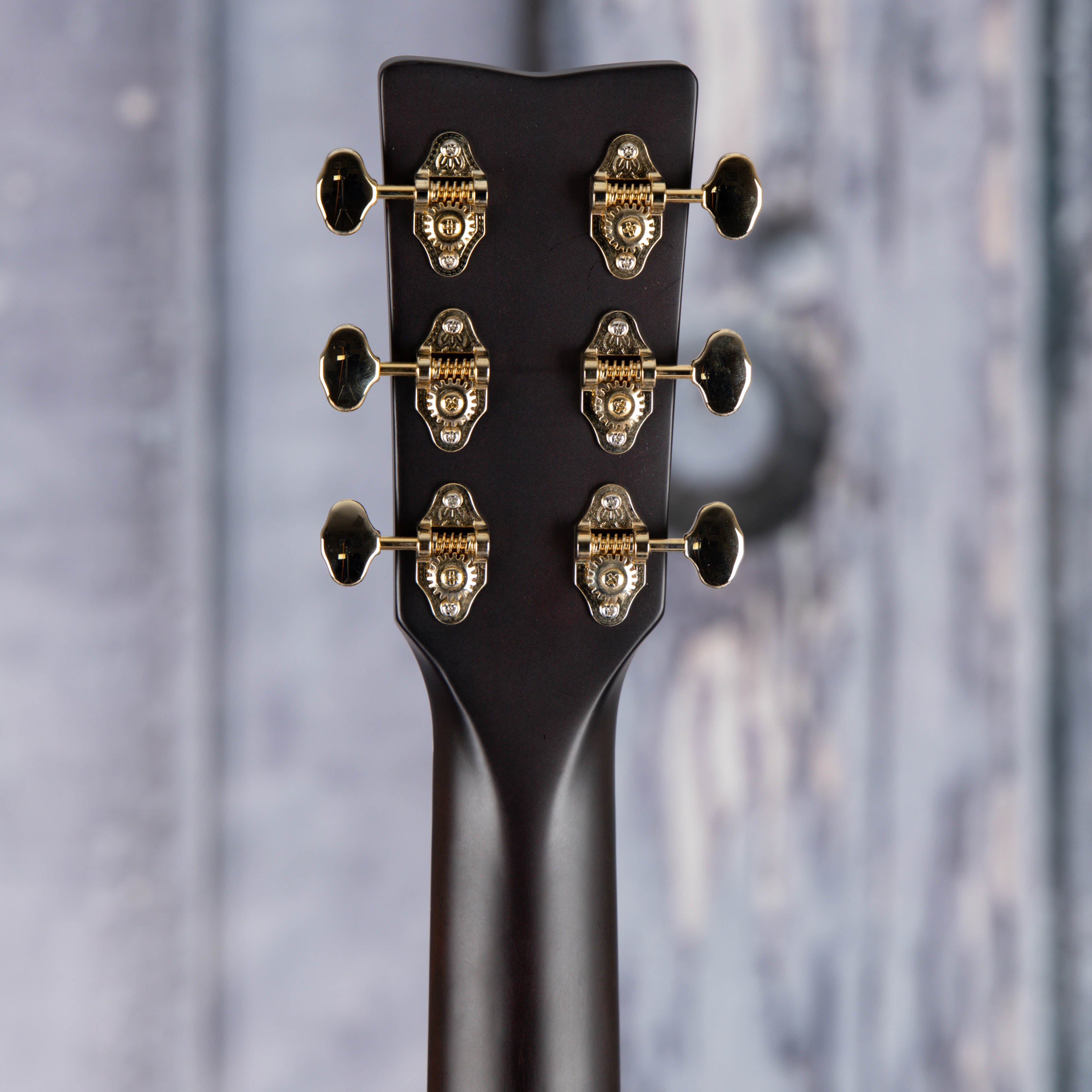 Yamaha TAG3 C TransAcoustic Acoustic/Electric Guitar, Sand Burst, back headstock