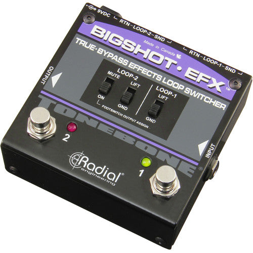 Used Radial Engineering BigShot EFX Effects Loop Switcher Pedal