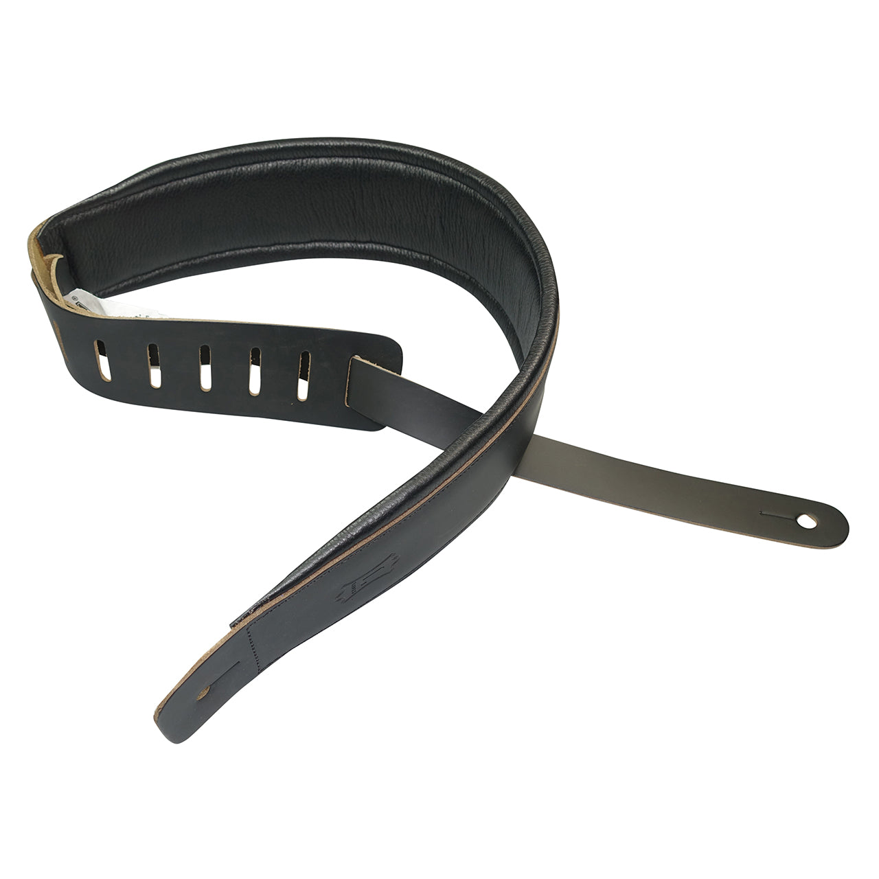 Levy's DM1PD-BLK Heirloom Series Guitar Strap, Black