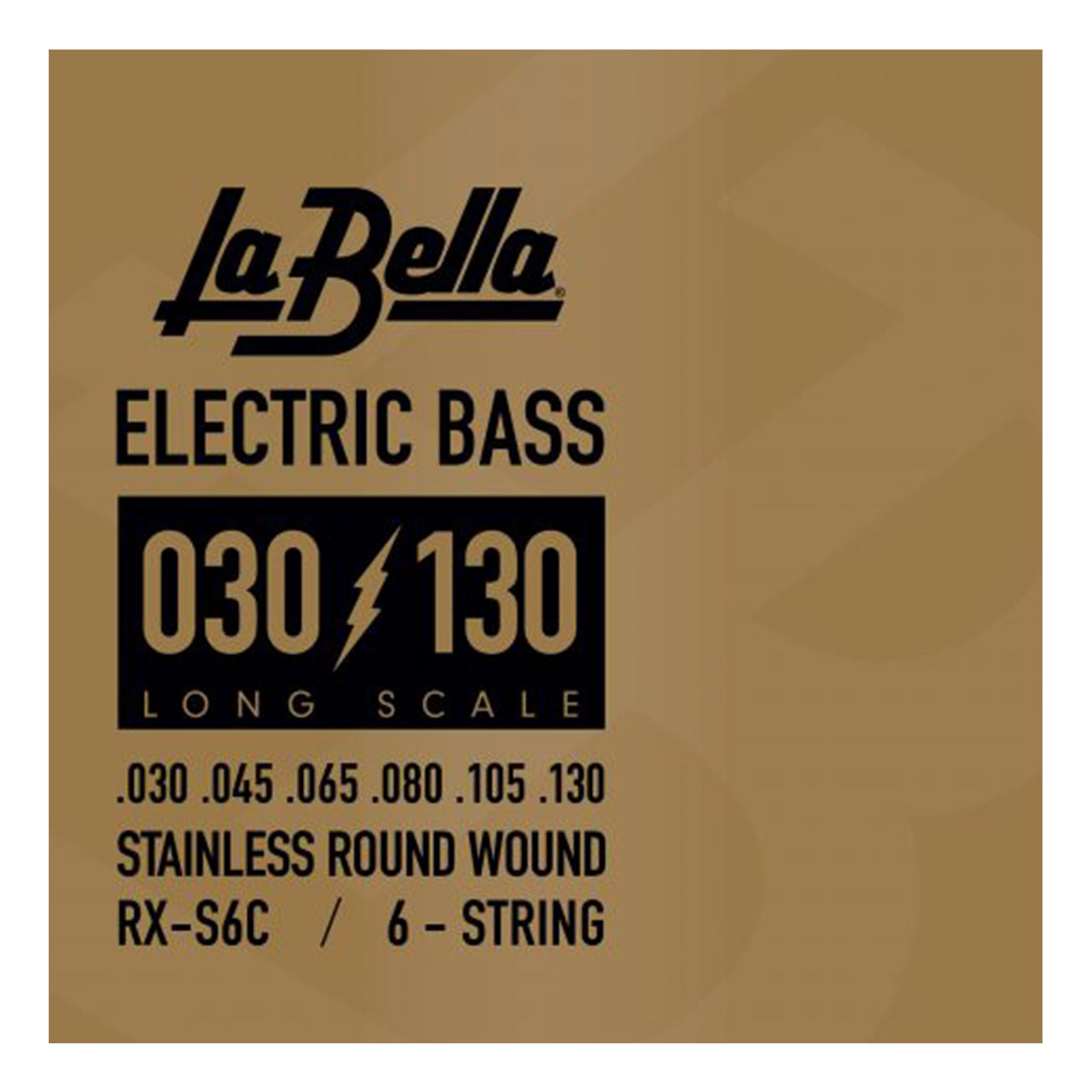 Labella RX-S6C Stainless Round Wound Electric Bass Strings