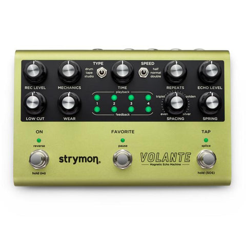 Strymon Volante Magnetic Echo Machine Effects Pedal, front