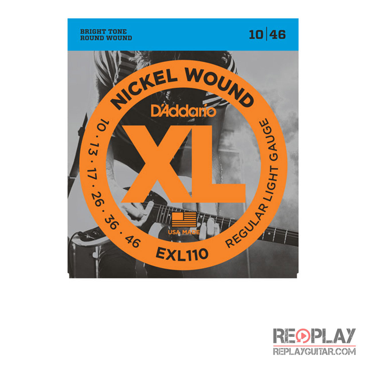 D'Addario EXL110 Nickel Wound, Regular Light, 10-46