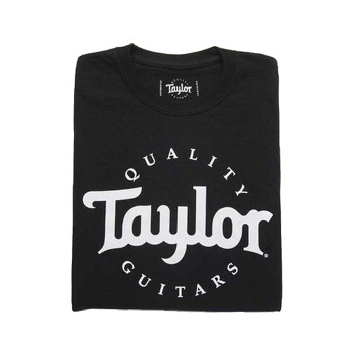 Taylor Aged Logo Medium T-Shirt, Black