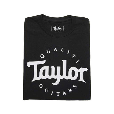 Taylor Men's Basic Aged Logo Medium T-Shirt, Black