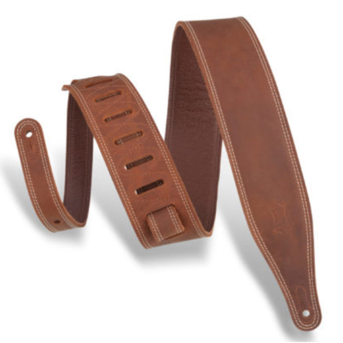 Levy's M17BDS-BRN Butter Double Stitch Strap, Brown