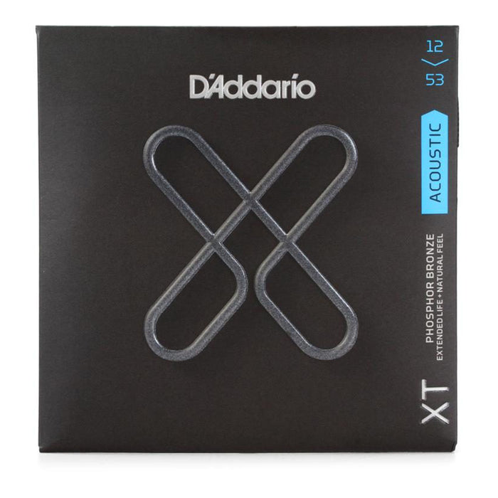 D'Addario XT Acoustic Phosphor Bronze Strings, 12-53