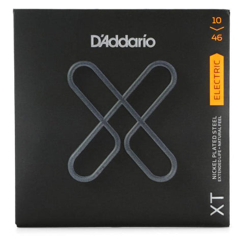 D'Addario XT Electric Nickel Plated Steel Guitar Strings, 10-46
