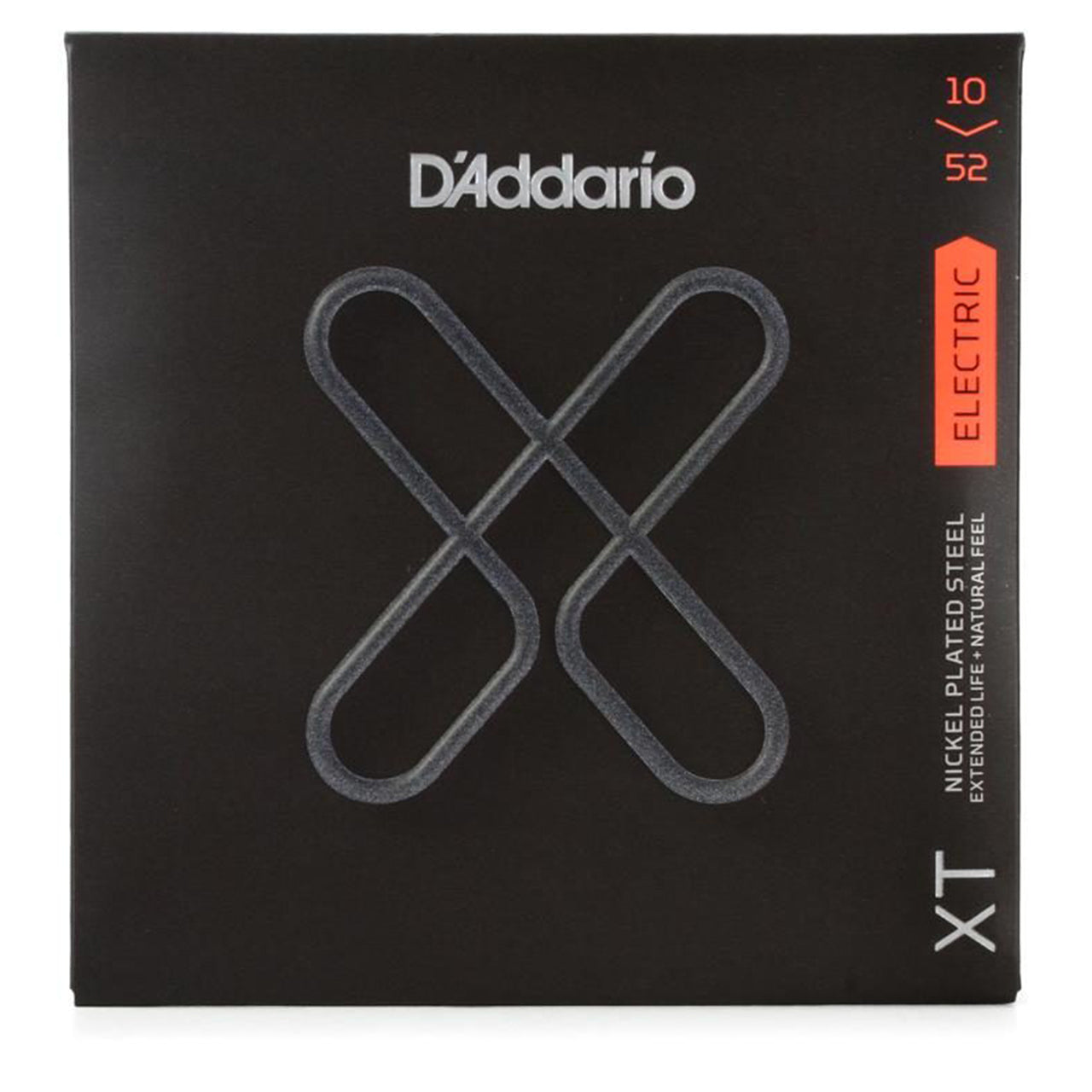D'Addario XT Electric Nickel Plated Steel Guitar Strings, 10-52