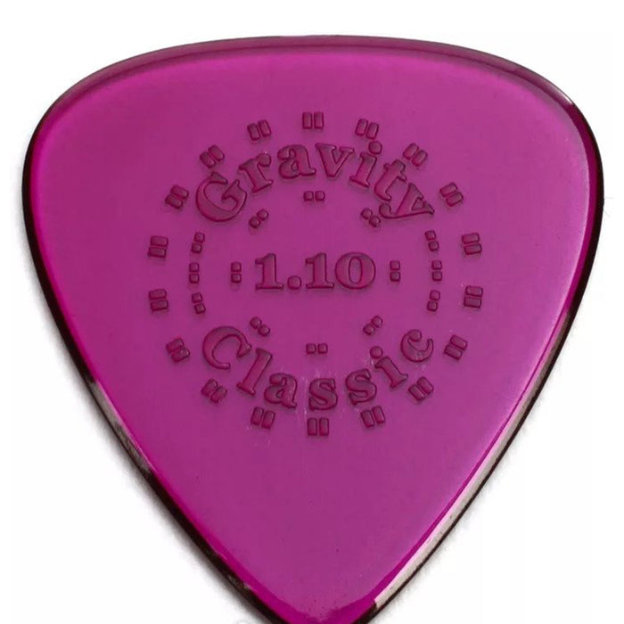 Gravity Picks Classic Standard Polished Pick, 1.10mm, Purple