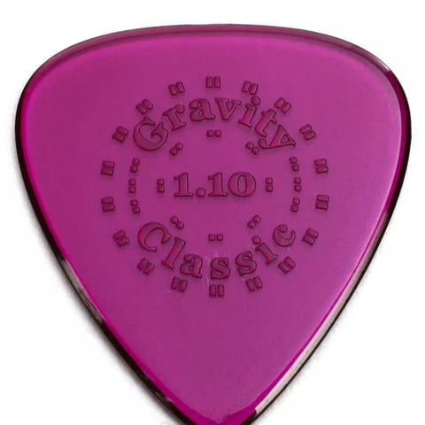 Gravity Picks Classic Standard Polished Guitar Pick, 1.10mm, Purple