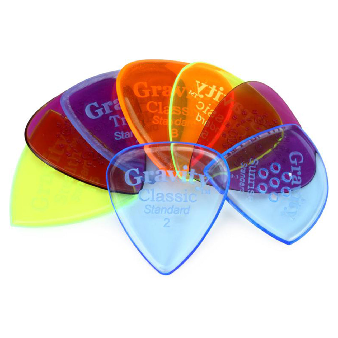 Gravity Picks Variety 8 Guitar Pick Pack