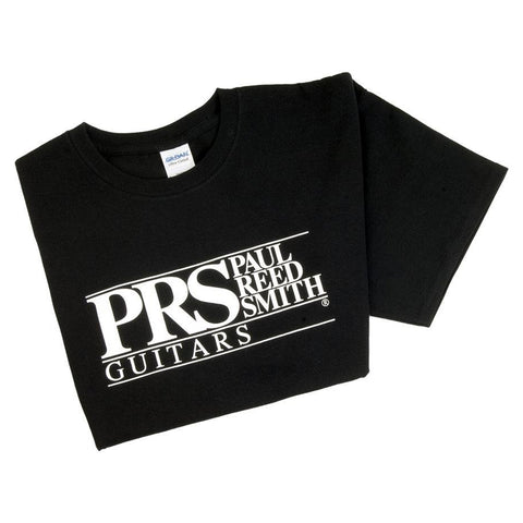 Paul Reed Smith Classic Block Logo T-Shirt, Black, XL