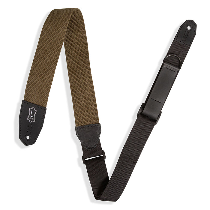 Levy's MRHC-GRN Specialty Series Right Height Wide Cotton Strap, Green