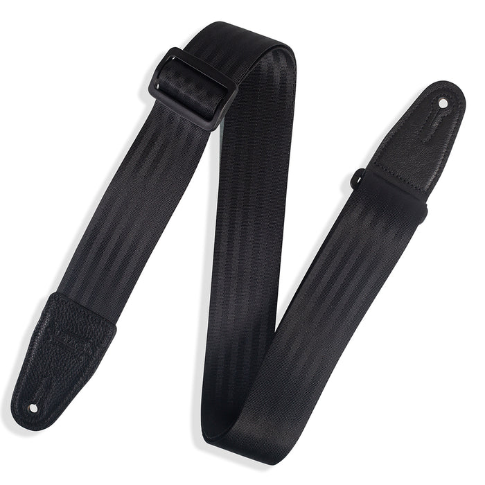 Levy's M8SB-BLK Classics Series Basic Seatbelt Strap, Black