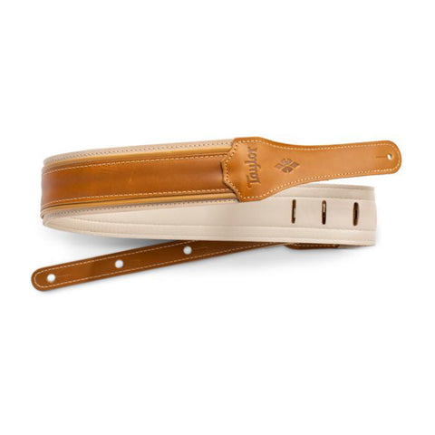 Taylor Reflections 2.5" Leather Guitar Strap, Palomino