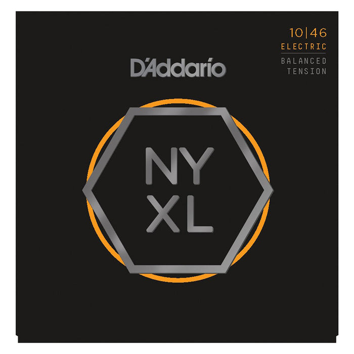 D'Addario NYXL1046 Nickel Wound Strings, Regular Light, 10-46