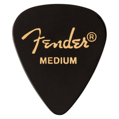 Fender 351 Shape Premium Celluloid 12-Pack Medium Picks, Black