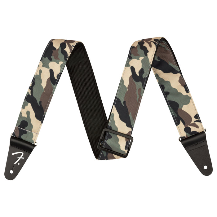 Fender 2" Camo Strap, Woodland