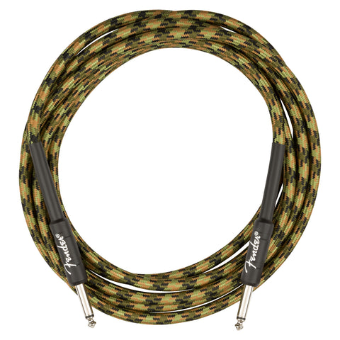 Fender Professional Series Straight/Straight 10' Instrument Cable, Camo