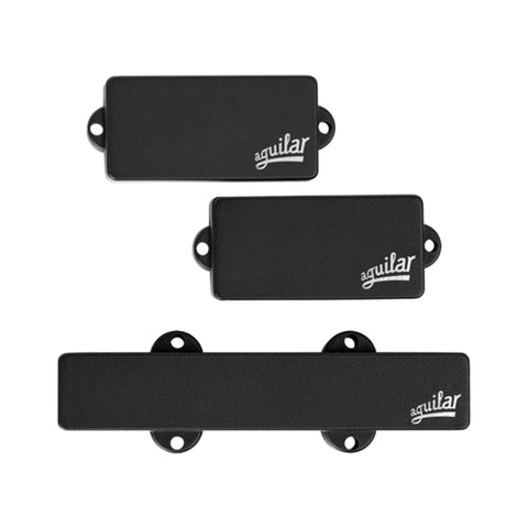 Aguilar DCB-4PJ Dual Ceramic Hum-Cancelling PJ-Bass Pickup Set, Black