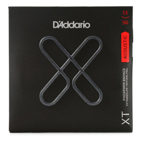 D'Addario XT Acoustic Phosphor Bronze Guitar Strings, 13-56