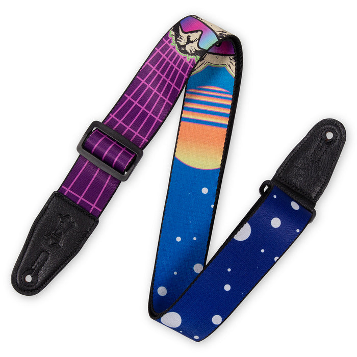 Levy's MPD2-119 Polyester Strap, Cyber Cat