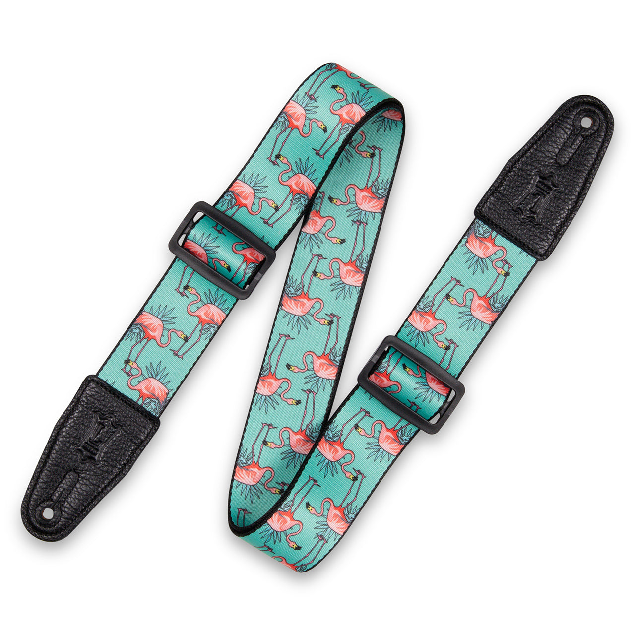 Levy's MPD2-121 Polyester Guitar Strap, Flamingos