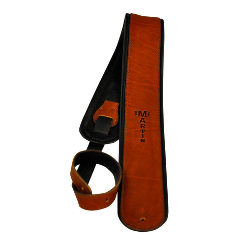 Martin Brown Rolled Leather Strap