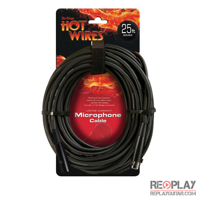 Hot Wires 25' Microphone Cable