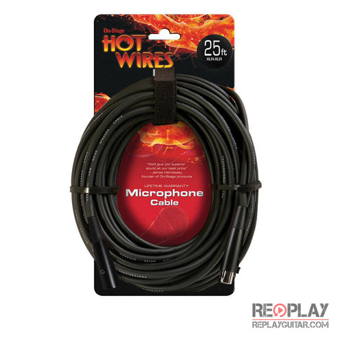 Hot Wires 25' Microphone Cable