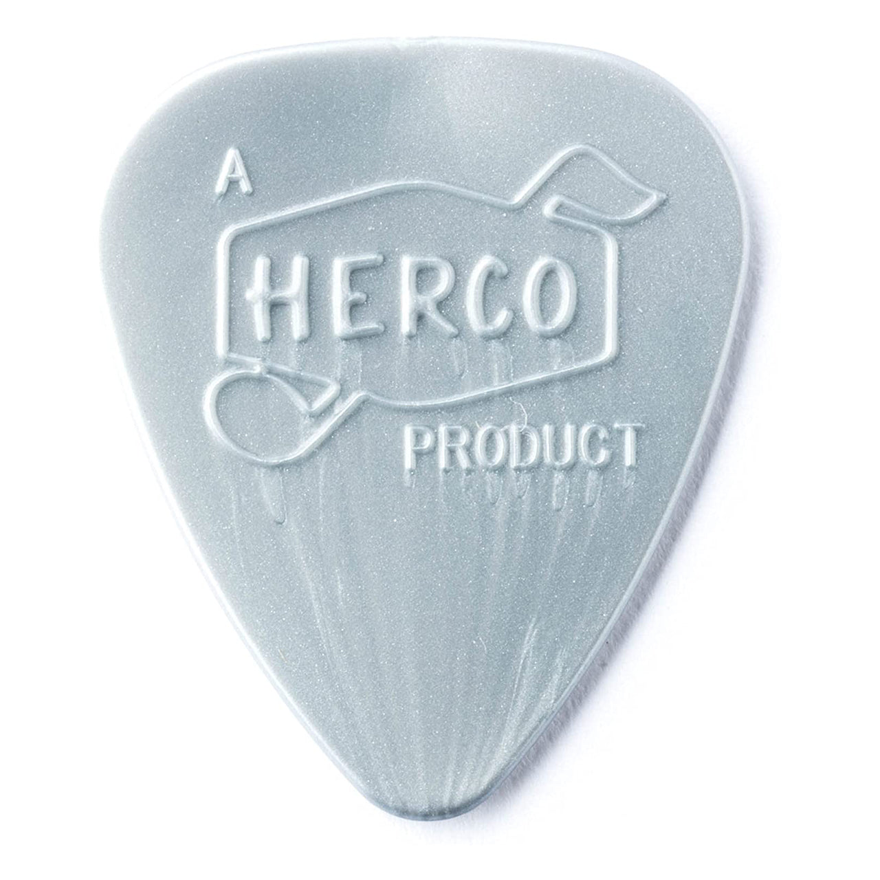 Dunlop Herco HEV211P Vintage '66 Heavy 6-Pack Picks, Silver