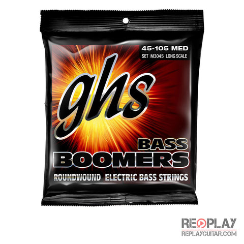 GHS M3045 Bass Boomers Roundwound Long Scale Medium (45-105)