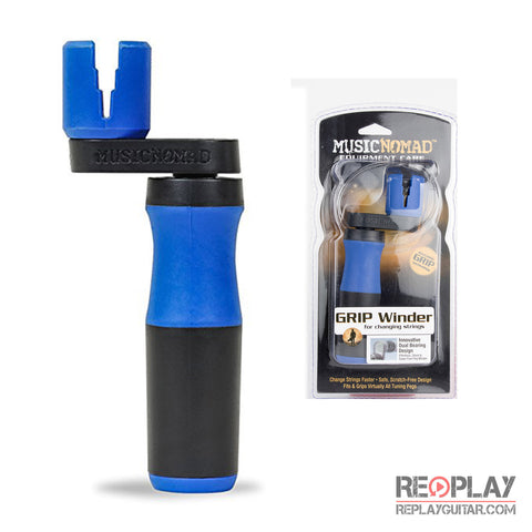 Music Nomad GRIP Winder - Rubber Lined, Dual Bearing Peg Winder