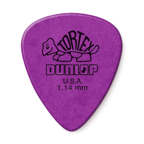 Dunlop Tortex Standard 1.14mm Guitar Pick, 12-Pack