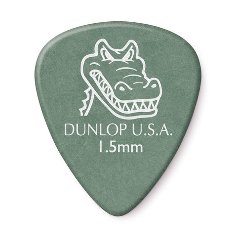 Dunlop Gator Grip 1.5mm Guitar Pick, 12-Pack