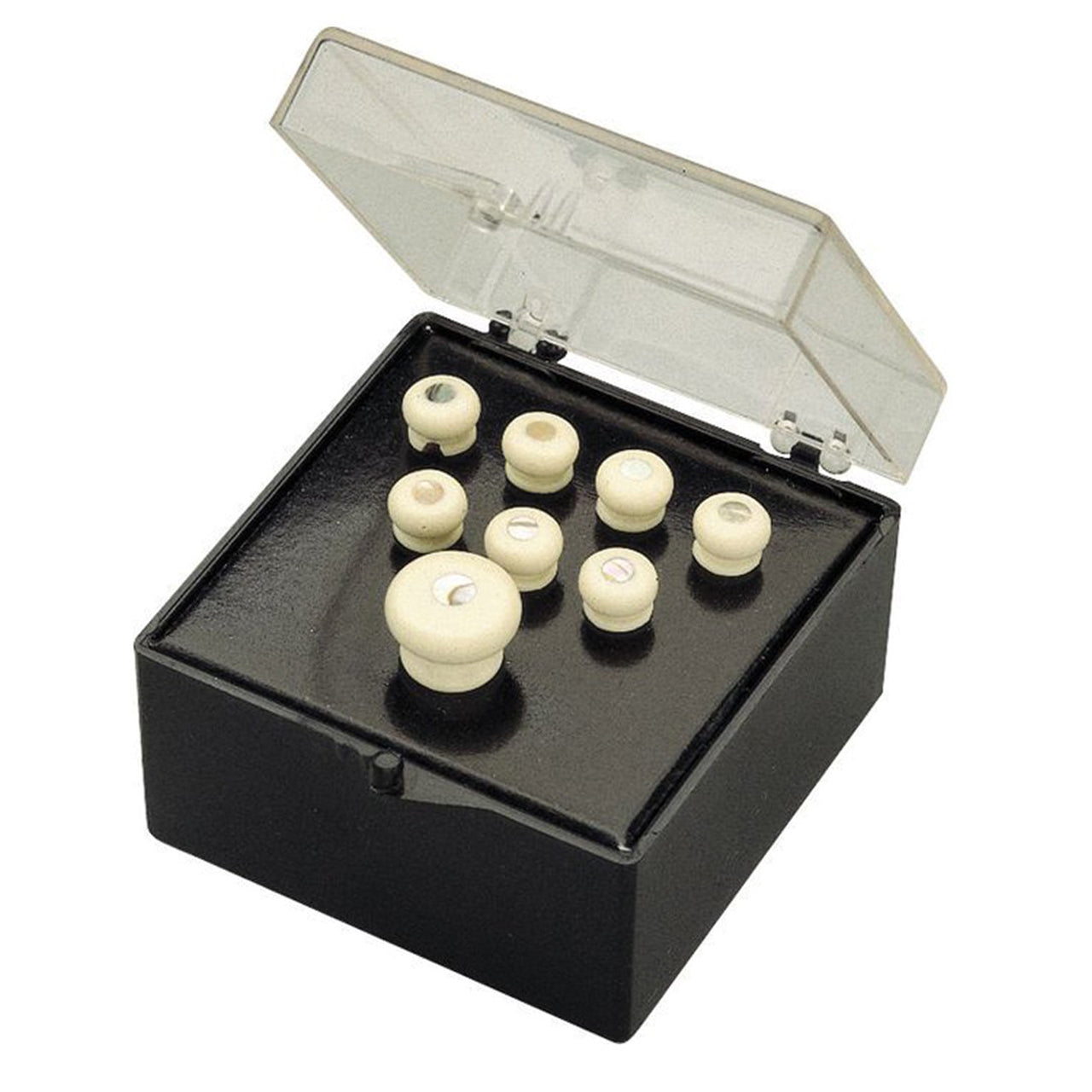 Martin Guitar Pin Set, White With Pearl Inlay