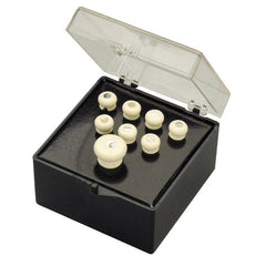 Martin Pin Set, White With Pearl Inlay