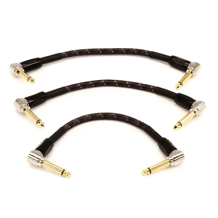 Boss BIC-PC-3 6" Instrument Cable, 3-Pack