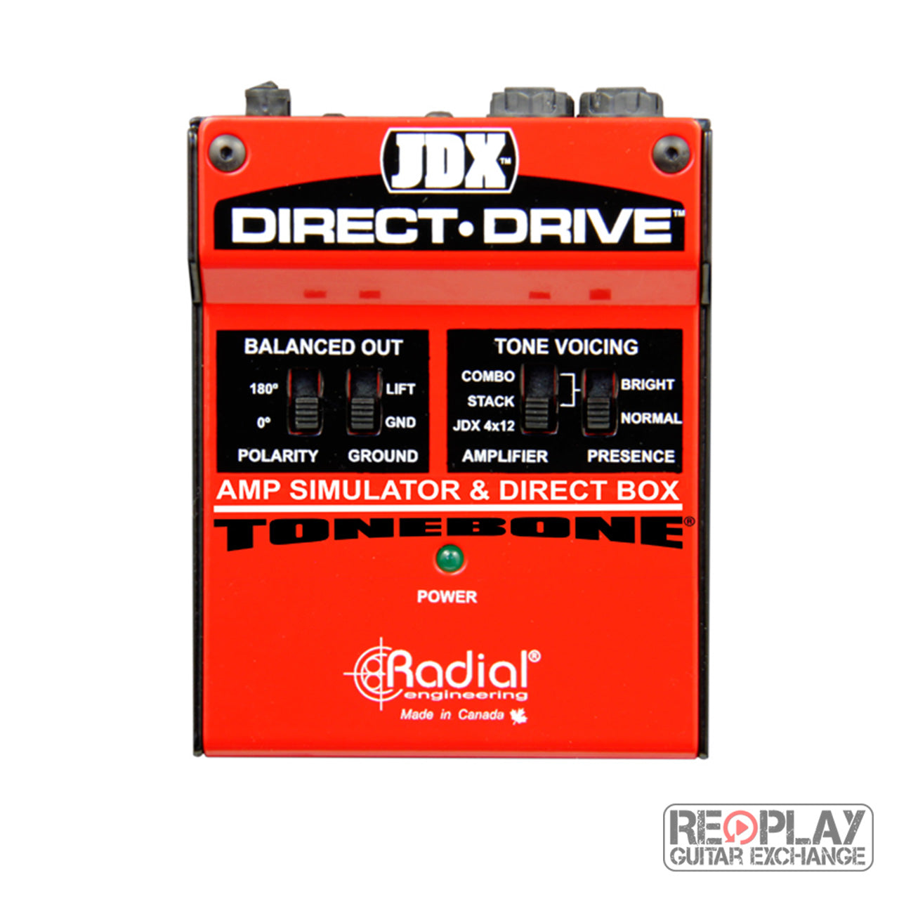 Radial JDX Direct Drive amp simulator and DI